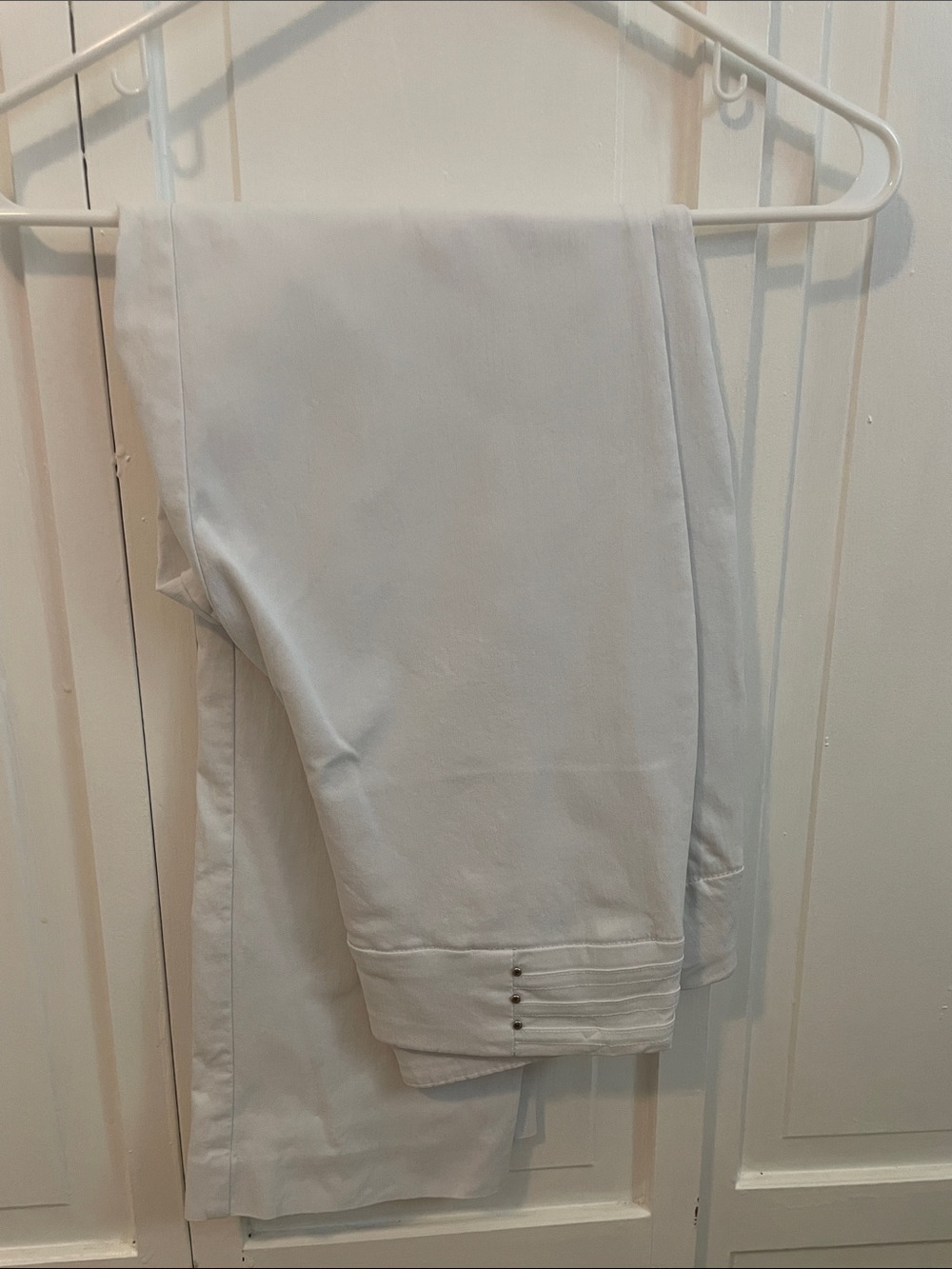 JM Collection White Dress Trousers - Picture 1 of 3